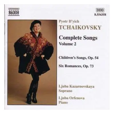 CD Pyotr Ilyich Tchaikovsky: Complete songs, Volume 2