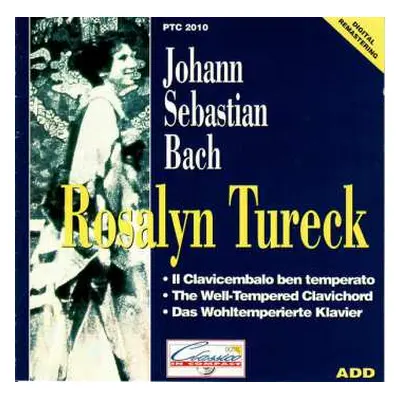 2CD Johann Sebastian Bach: Das Wohltemperierte Klavier Erster Teil