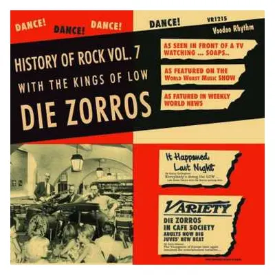 CD Die Zorros: History Of Rock Vol. 7