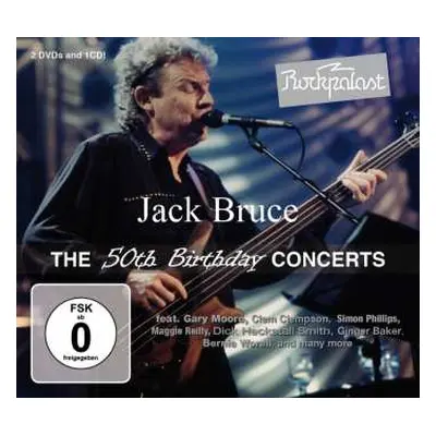 CD/2DVD Jack Bruce: Rockpalast: The 50th Birthday Concerts