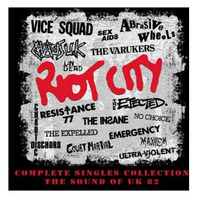 4CD Various: Riot City – Complete Singles Collection – The Sound Of UK 82