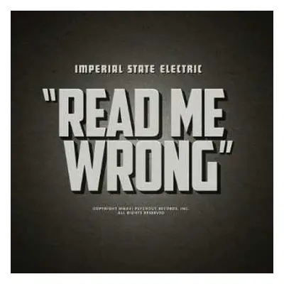 LP Imperial State Electric: Read Me Wrong CLR