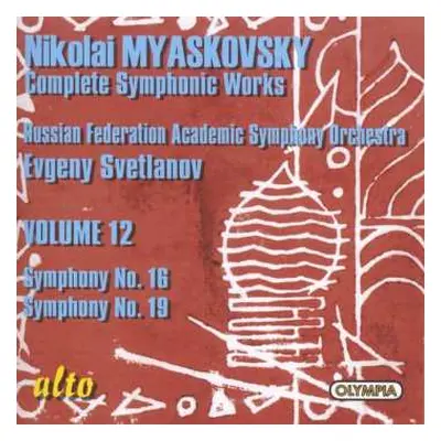 CD Russian State Symphony Orchestra: Complete Symphonic Works • Volume 12: Symphony No. 16, Symp