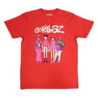 Gorillaz Unisex T-shirt: Cracker Island Standing Group (x-large) XL