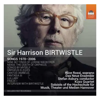 CD Harrison Birtwistle: Songs 1970-2006