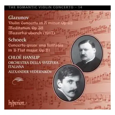 CD Alexander Glazunov: Violin Concertos