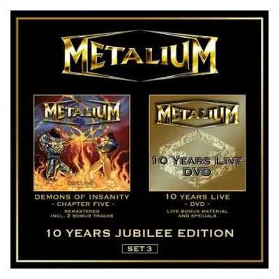 CD/DVD Metalium: 10 Years Jubilee Edition (Set 3)