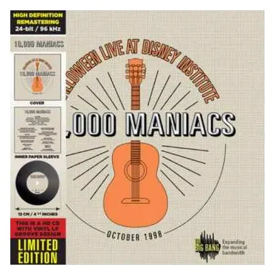 CD 10,000 Maniacs: Halloween Live At Disney Institute LTD