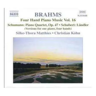 CD Johannes Brahms: Klaviermusik Zu 4 Händen Vol.16