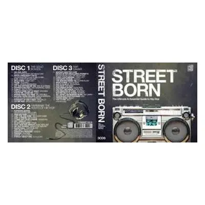 3CD Various: Street Born: Ultimate & Essential Guide To Hip-hop