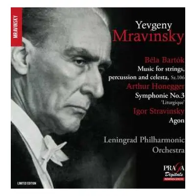 CD Bartok Honegger Stravinsky: Yevgeni Mravinsky Dirigiert