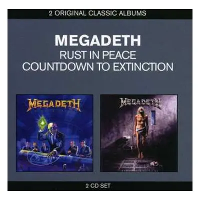 2CD Megadeth: Rust In Peace / Countdown To Extinction