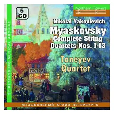 5CD Nikolai Myaskovsky: Complete String Quartets Nos. 1-13