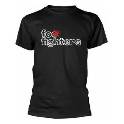 Tričko Logo Foo Fighters (black) M