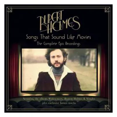 3CD Rupert Holmes: Songs That Sound Like Movies: The Complete Epic Recordings