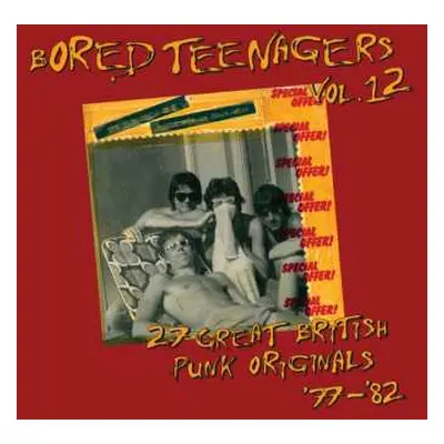 CD Various: Bored Teenagers Vol.12: 27 Great British Punk Originals '77-'82