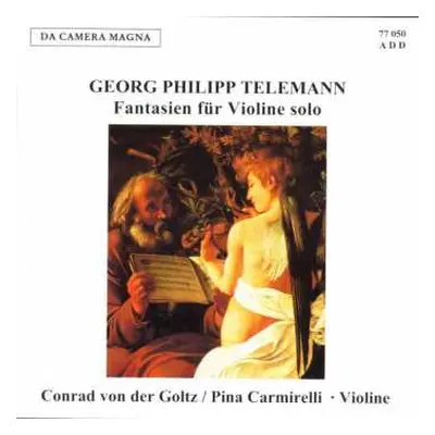 CD Georg Philipp Telemann: Fantasien Für Violine Solo