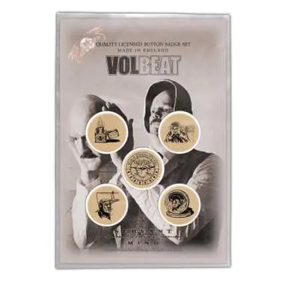 Volbeat Button Badge Pack: Servant Of The Mind