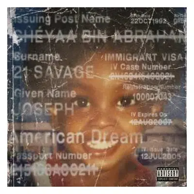 2LP 21 Savage: American Dream