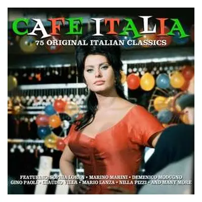 3CD Various: Cafe Italia - 75 Original Italian Classics DIGI