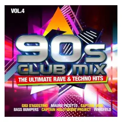 2CD Various: 90s Club Mix Vol. 4 - The Ultimative Rave & Techno Hits