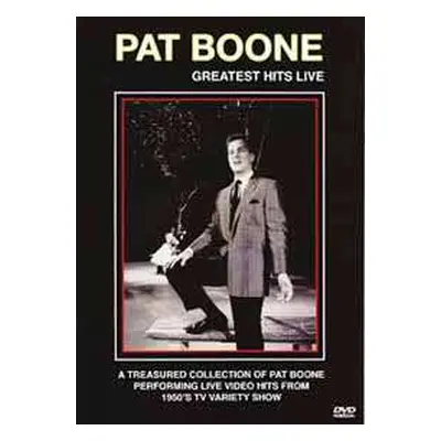 DVD Pat Boone: Greatest Hits Live