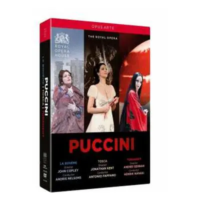 3DVD Giacomo Puccini: 3 Opernmitschnitte Aus Dem Royal Opera House Covent Garden