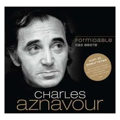 2CD Charles Aznavour: Formidable - Das Beste