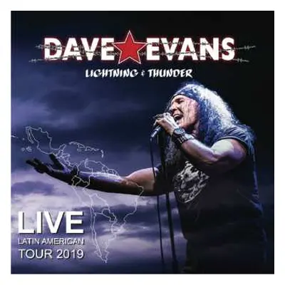 CD Dave Evans: Lightning & Thunder: Live Latin American Tour 2019