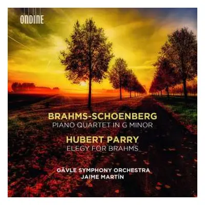 CD Johannes Brahms: Piano Quartet In G Minor; Elegy For Brahms