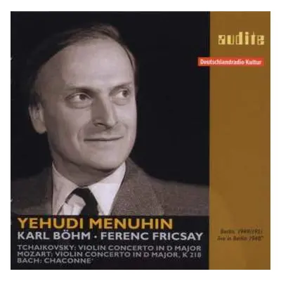 CD Peter Iljitsch Tschaikowsky: Yehudi Menuhin Spielt Violinkonzerte