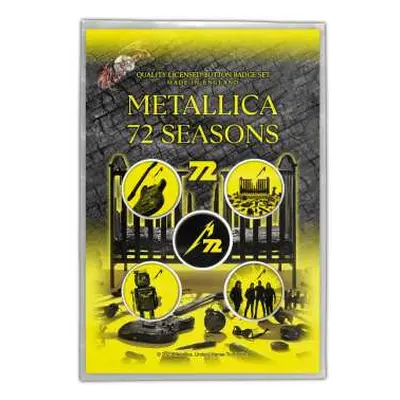 Metallica Button Badge Pack: 72 Seasons