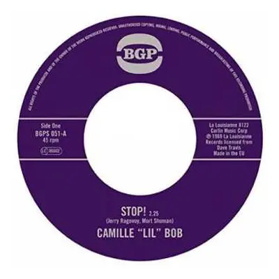 SP Camille Bob: Stop! / Brother Brown