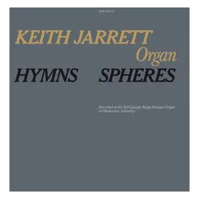 2CD Keith Jarrett: Hymns Spheres