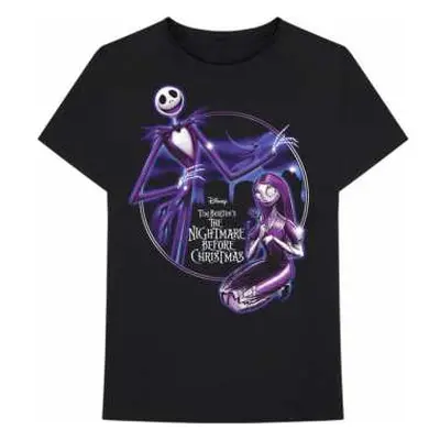 Tričko The Nightmare Before Christmas Purple Graveyard S