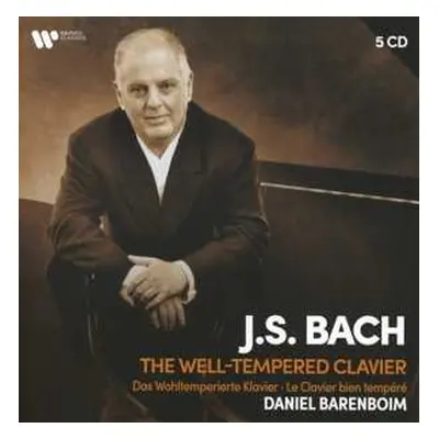 5CD/Box Set Johann Sebastian Bach: The Well-Tempered Clavier = Das Wohltemperierte Clavier = Le 