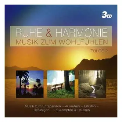 3CD Various: Ruhe & Harmonie-musik Zum Wohlfühlen