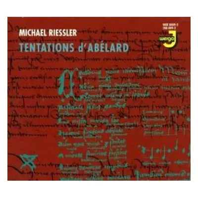 CD Michael Riessler: Tentations D'Abélard