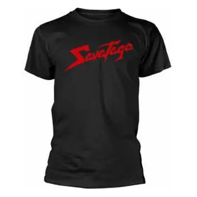 Tričko Red Logo Savatage XXL