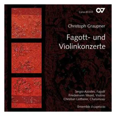 CD Sergio Azzolini: Fagott- Und Violinkonzerte