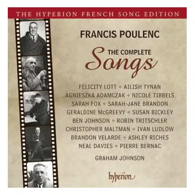 4CD Francis Poulenc: Sämtliche Lieder