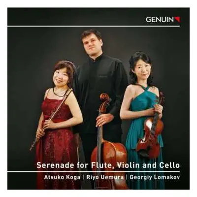 CD Ludwig van Beethoven: Atsuko Koga , Riyo Uemura & Georgiy Lomakov - Serenade For Flute, Violi