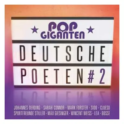 2CD Various: Pop Giganten Deutsche Poeten # 2