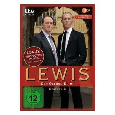 4DVD Various: Lewis: Der Oxford Krimi Staffel 8