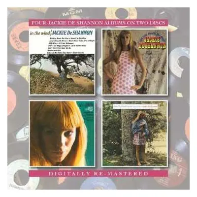 2CD Jackie DeShannon: In The Wind / Are You Ready For This? / The New Image / What The World Nee