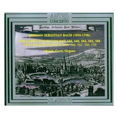 2CD Johann Sebastian Bach: Toccaten & Fugen Bwv 538,540,564-566