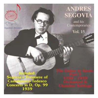 CD Mario Castelnuovo Tedesco: Segovia And His Contemporaries Vol.15