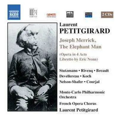 2CD Orchestre Philharmonique De Monte-Carlo: Joseph Merrick, The Elephant Man (Opera in 4 Acts, 