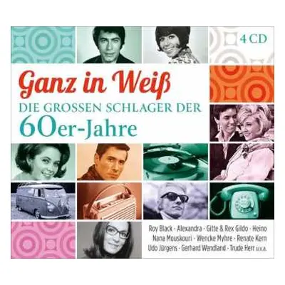 4CD/Box Set Various: Ganz In Weiß - Die Grossen Schlager der 60er-Jahre