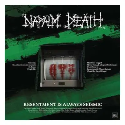 LP Napalm Death: Resentment Is Always Seismic – A Final Throw Of Throes